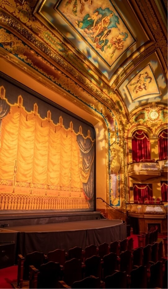 View of the Capitol Theatre stage